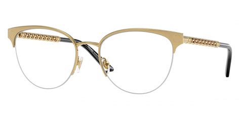 Versace™ VE1297 1002 53 Gold Eyeglasses 